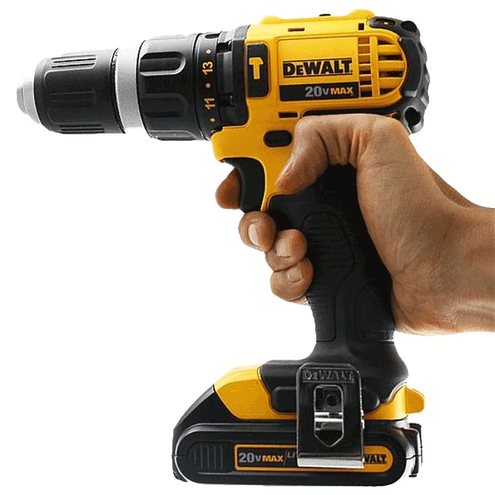 Parafusadeira e Furadeira de Impacto à Bateria 13mm 20V Max DCD776LC1 DeWalt