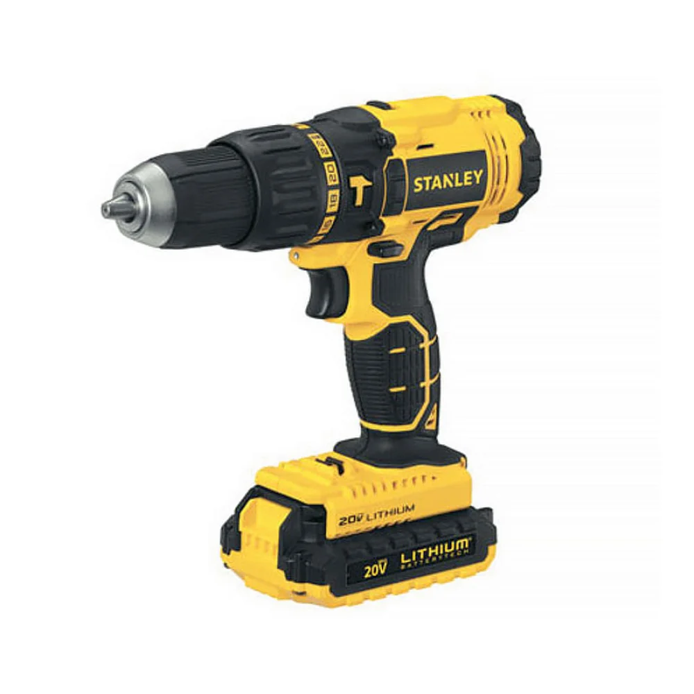 Parafusadeira e Furadeira de Impacto à Bateria 13mm 20V SCH20C2K Stanley