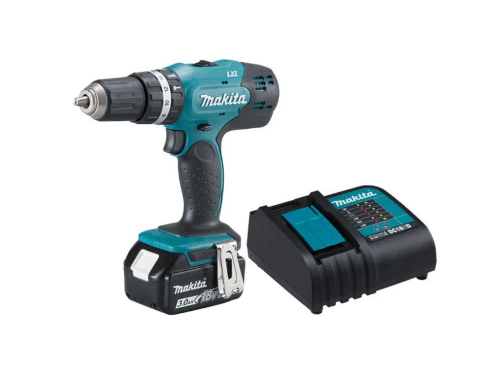 Parafusadeira e Furadeira de Impacto à Bateria 13mm DHP453SFX8 Makita