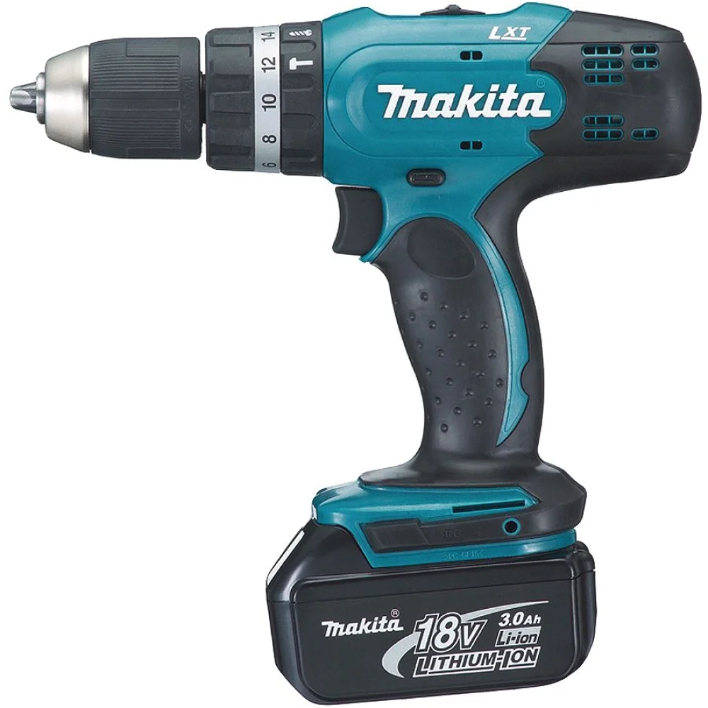 Parafusadeira e Furadeira de Impacto à Bateria 18V DHP453SHE Makita