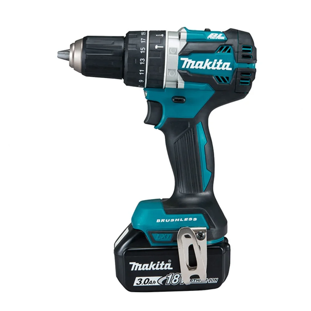 Parafusadeira e Furadeira de Impacto à Bateria e 2 Baterias 18V DHP484RFE Makita