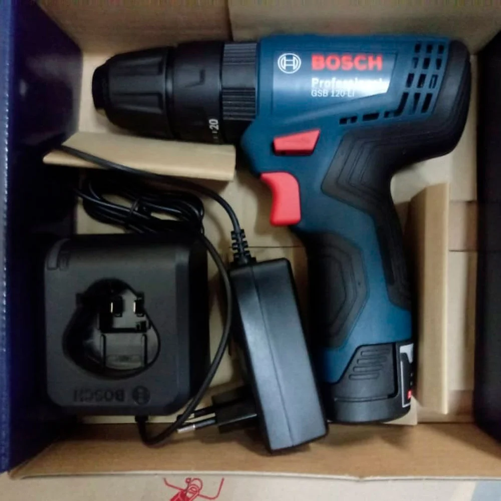 Parafusadeira e Furadeira de Impacto à Bateria GSB 120-LI 12V Bosch