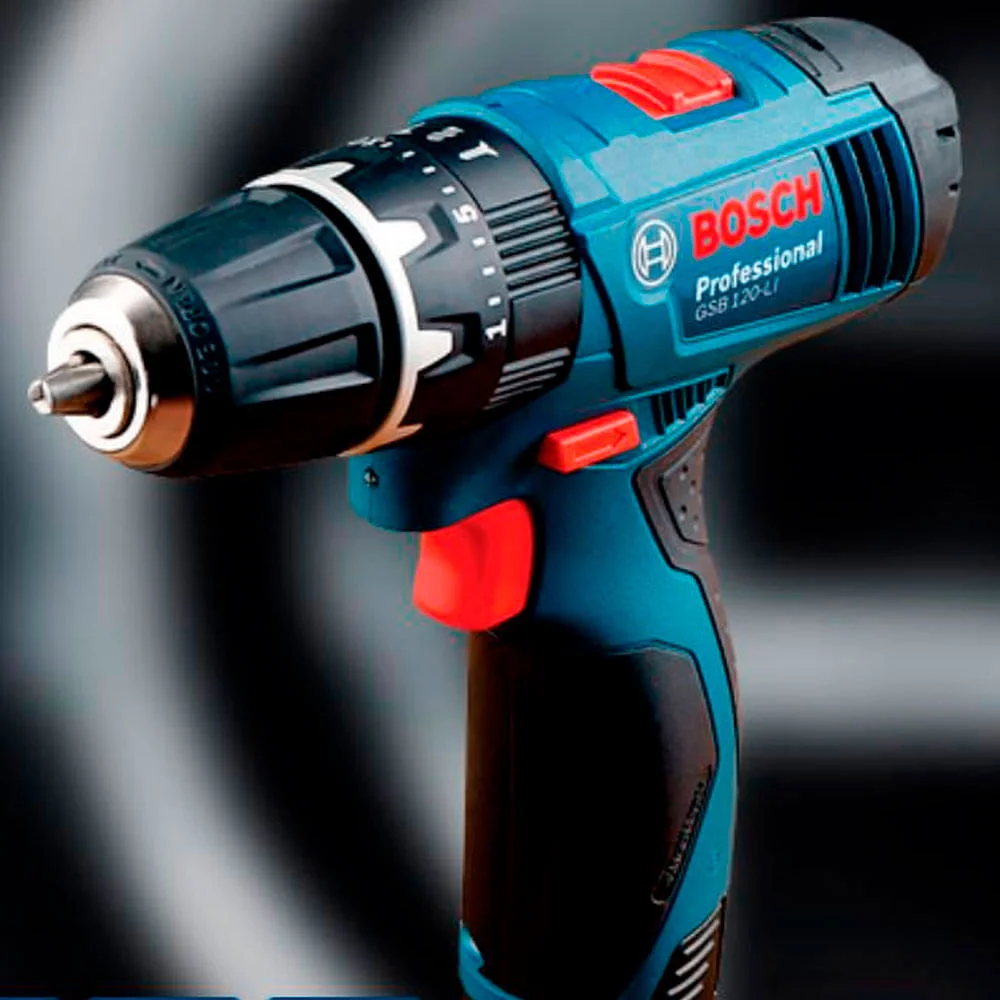 Parafusadeira e Furadeira de Impacto à Bateria GSB 120LI e Maleta Bosch