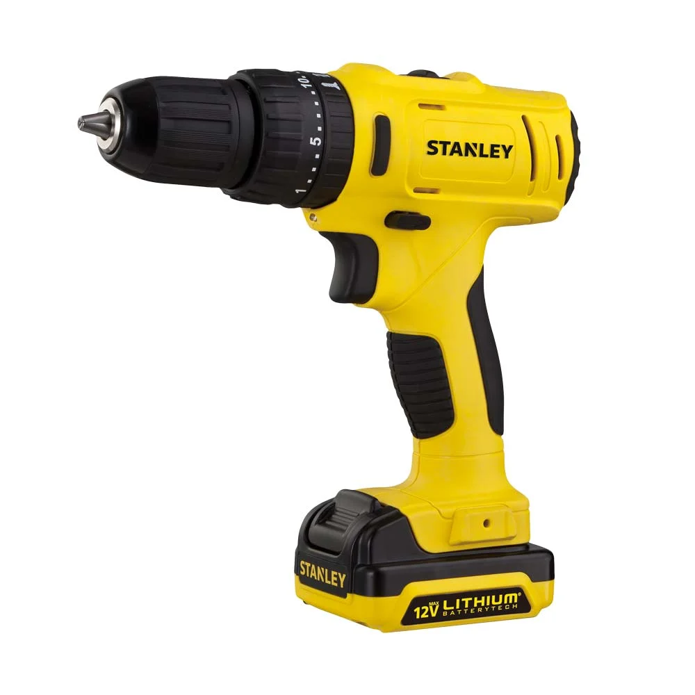 Parafusadeira e Furadeira de Impacto Ion Litio 12V 2 Baterias Bivolt SCH12S2K-BR Stanley