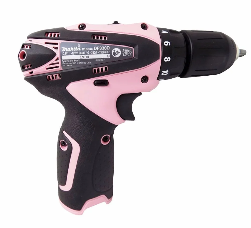 Parafusadeira e Furadeira Rosa à BateriaNão acompanha12V 3/8 DF330DZP Makita