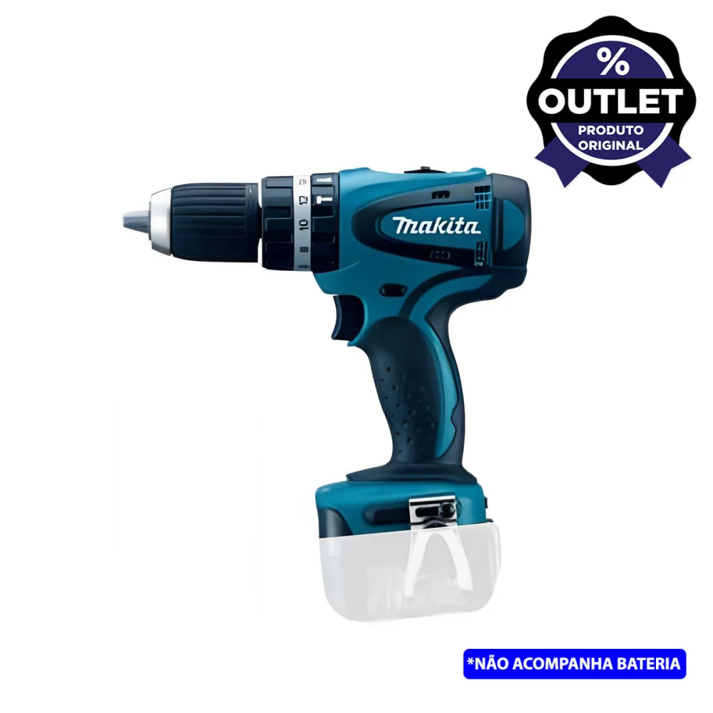 Parafusadeira Furadeira à Bateria 9.6V Não acompanha HP440DZ Makita Outlet