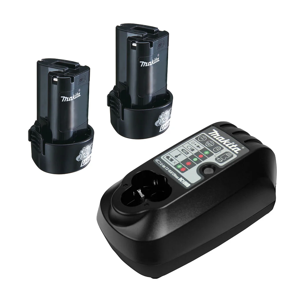 Parafusadeira Furadeira de Impacto 2 Baterias Maleta Acessórios HP330DBR Makita Bivolt