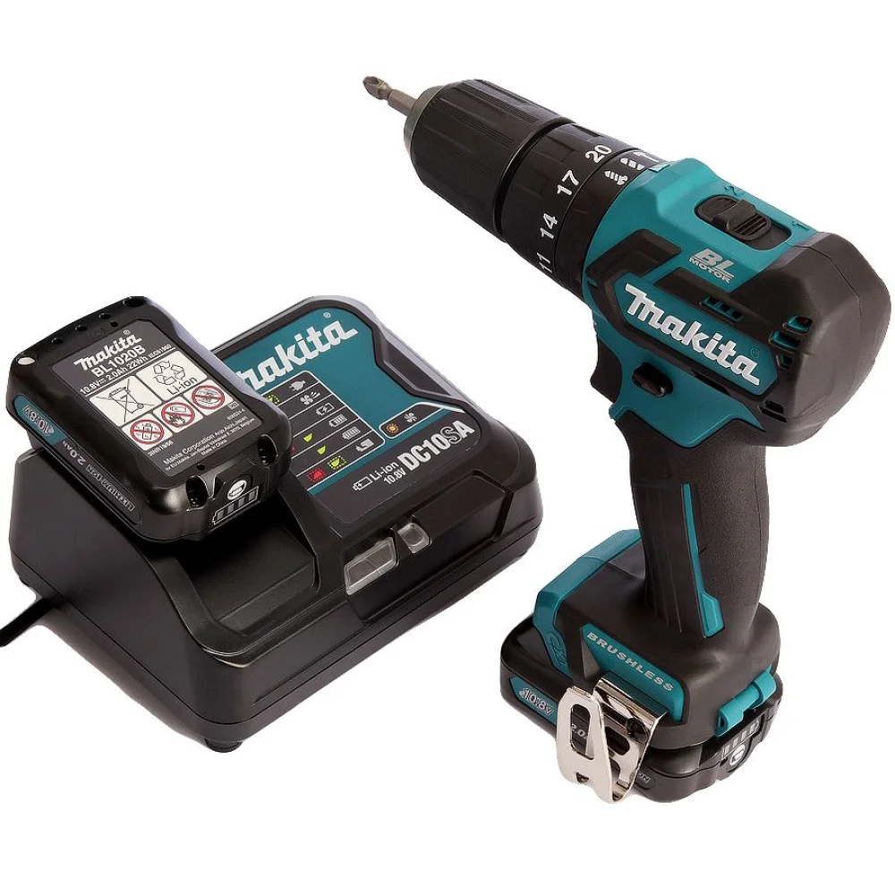 Parafusadeira Furadeira de Impacto à Bateria 12V 10mm HP332DSAE Makita