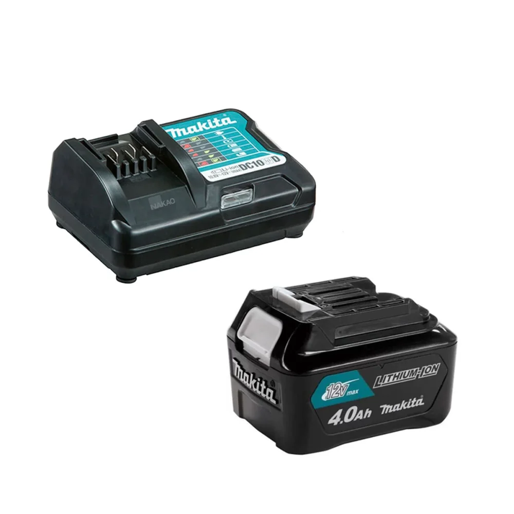Parafusadeira Furadeira de Impacto à Bateria 12V 4.0Ah BL1041B HP333DWYX3 Makita