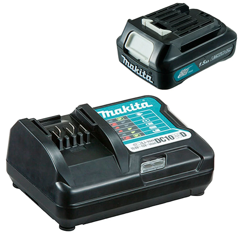 Parafusadeira Furadeira de Impacto à Bateria e 2 Baterias 1.5Ah HP333DWYE Makita