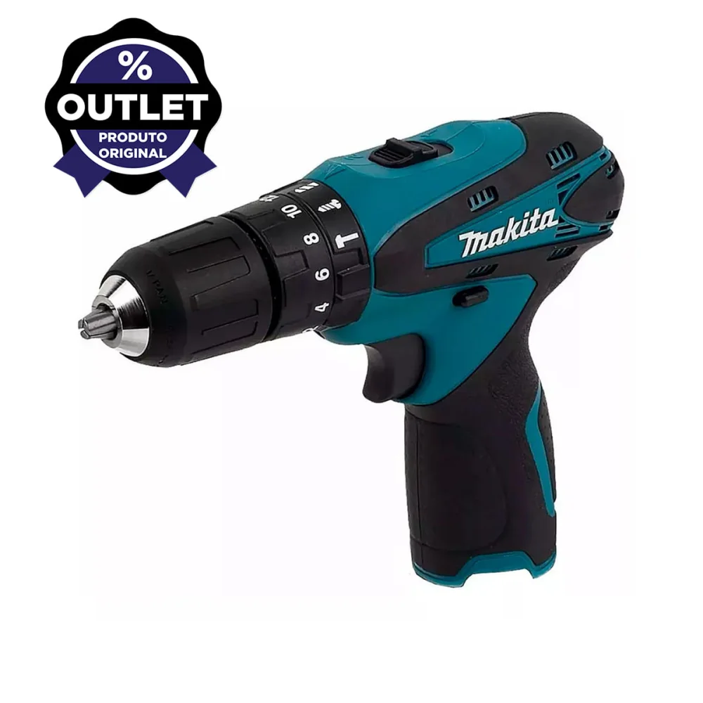 Parafusadeira Furadeira de Impacto à Bateria Não acompanha 12V HP330DZ Makita - Outlet