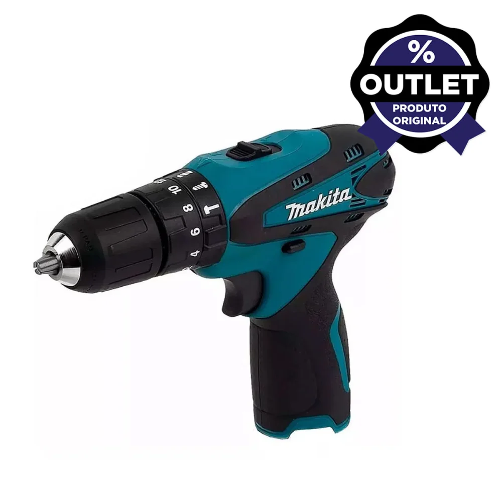 Parafusadeira Furadeira de Impacto à Bateria Não acompanha 12V HP330DZ Makita - Outlet