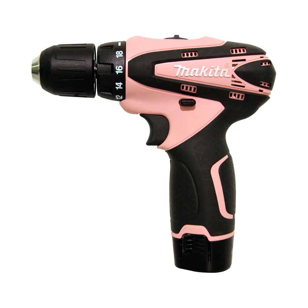 Parafusadeira Furadeira Rosa à Bateria 10mm 12V DF330DWEP Makita