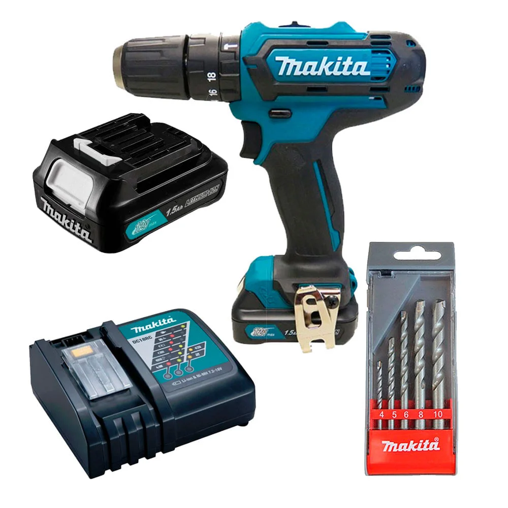 Parafusadeira TD110D e Parafusadeira e Furadeira HP331D 12V CLX202SAX P Makita