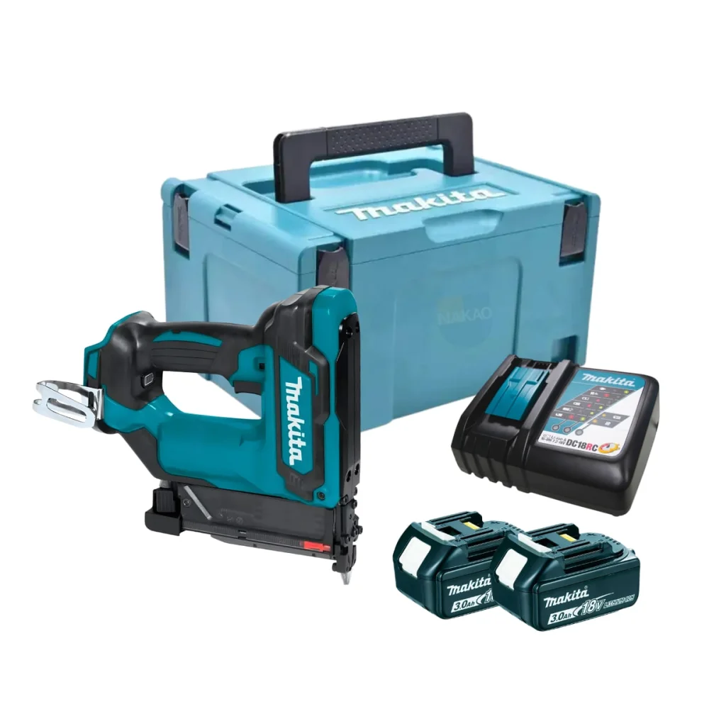 Pinador à Bateria e 2 Baterias 18V e Maleta DPT353RFE Makita