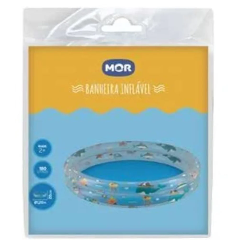 Piscina Banheira Inflável Mar Azul 180 Litros 1783 Mor