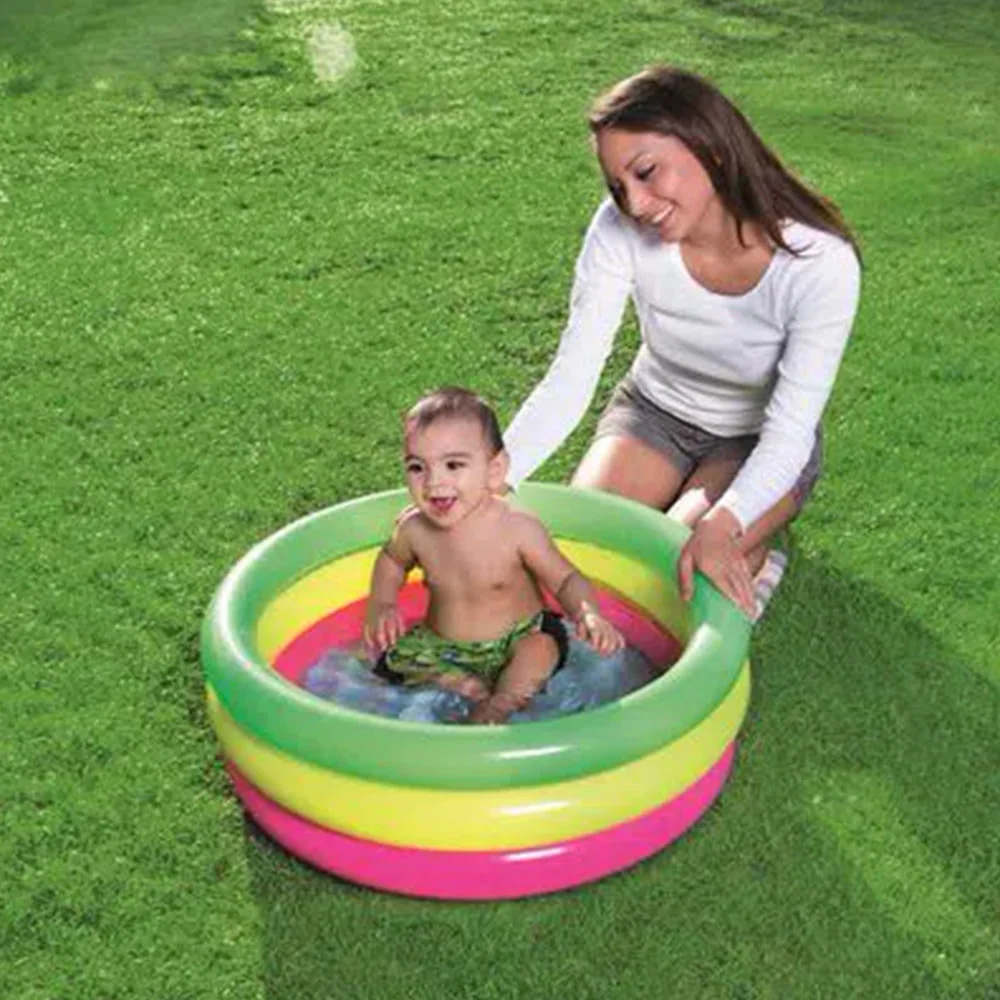 Piscina Inflável Infantil de Gomos Summer 41 Litros Colorida 124020 Bestway