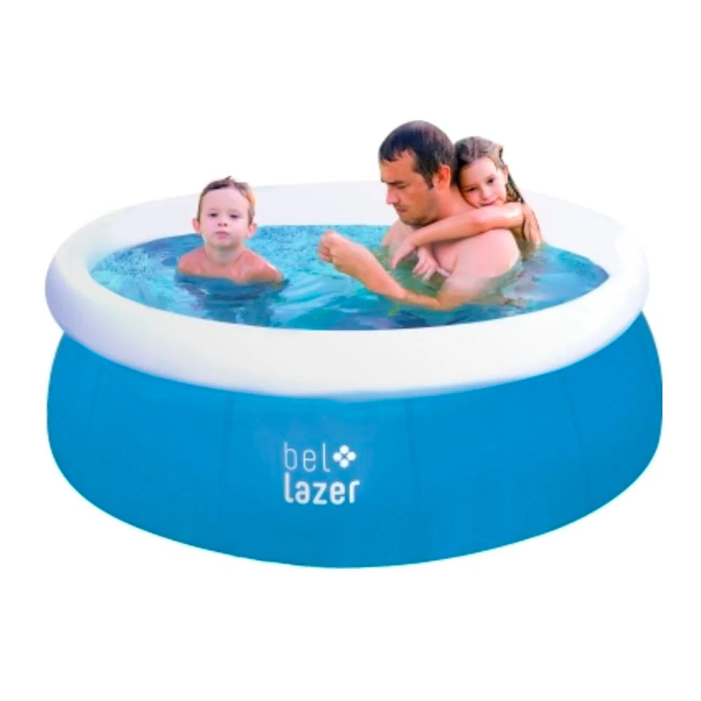 Piscina Inflável Redonda 1400 Litros 140002 Belfix Azul