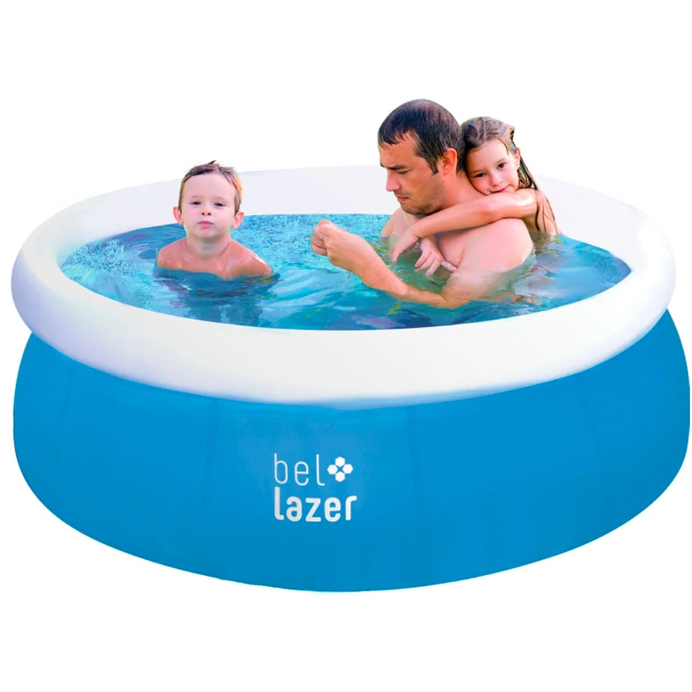 Piscina Inflável Redonda 1400 Litros 140002 Belfix Azul