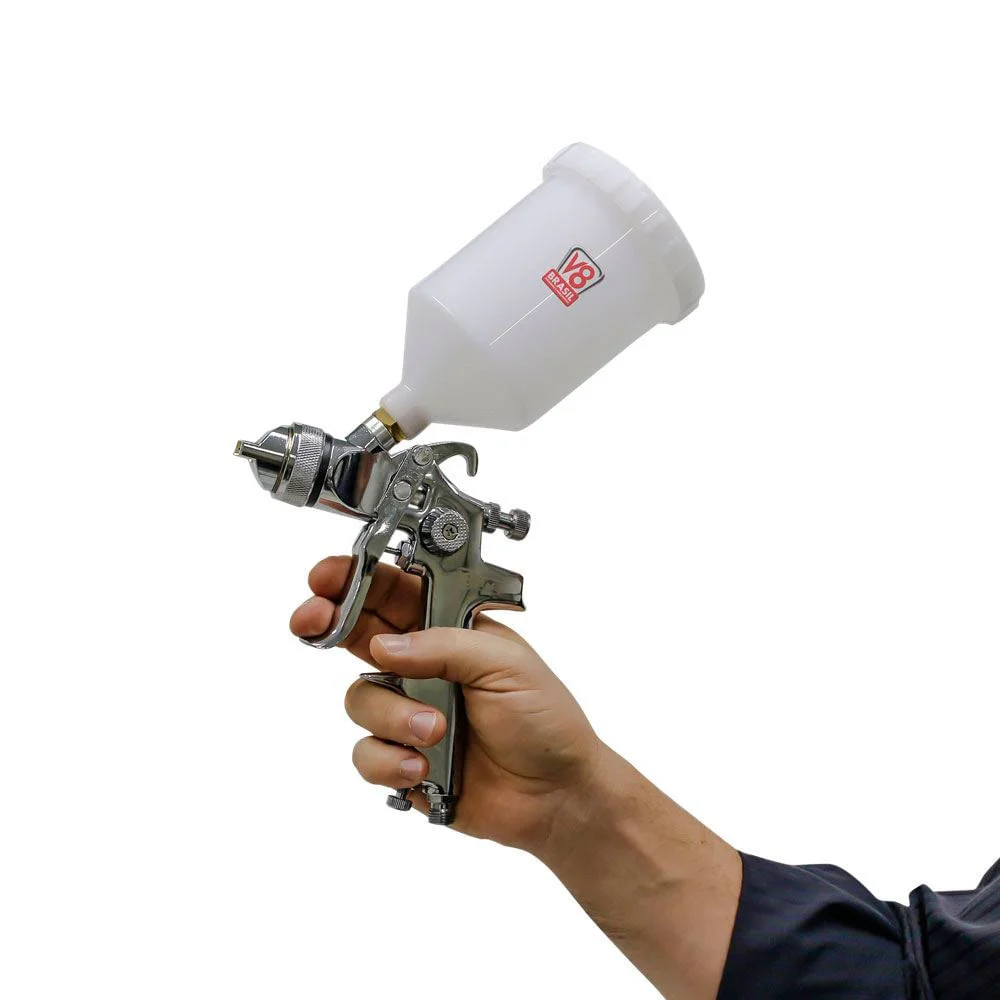 Pistola de Pintura HVLP 8 Plus 77333 V8 Brasil