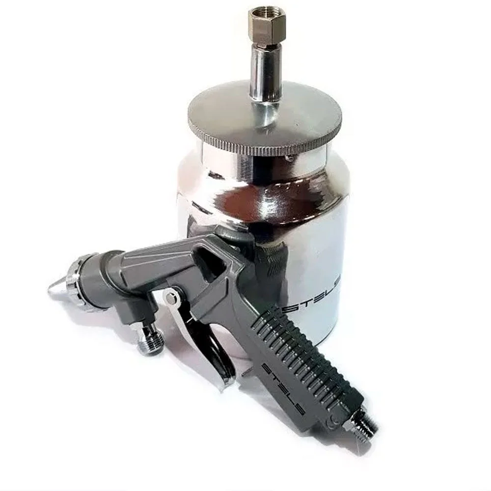 Pistola para Jateamento de Areia com Tanque Baixo 1000ml 5732655 Stels