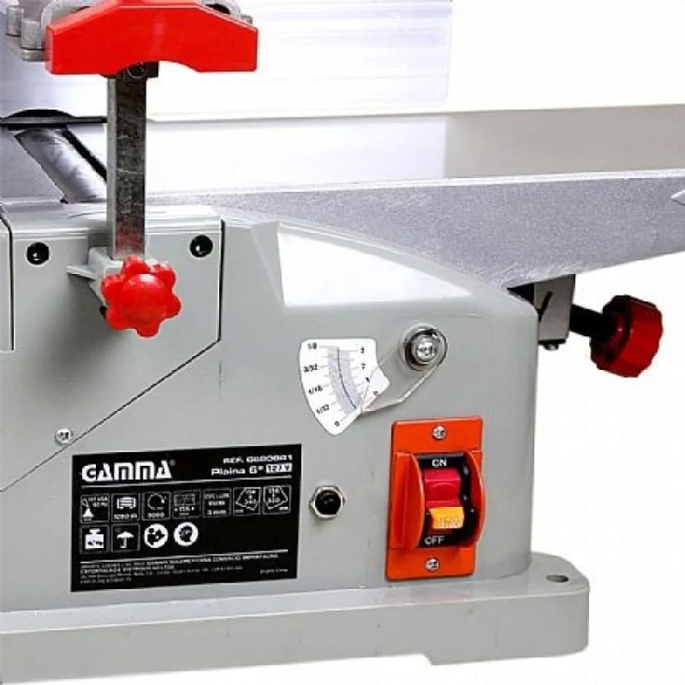 Plaina Desempenadeira 6 Pol 1280 Watts G680BR Gamma Ferramentas
