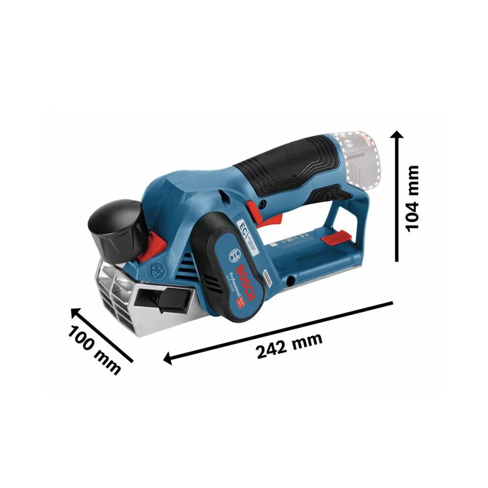 Plaina sem Fio à Bateria Não acompanha 12V GHO 12V-20 Bosch