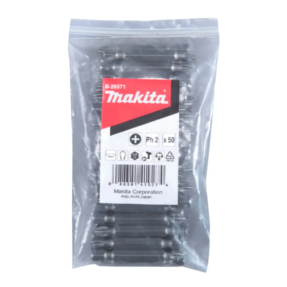 Ponta Bit Ph2X50mm B-26571 Makita Ponta Bit Ph2X50mm B-26571 Makita