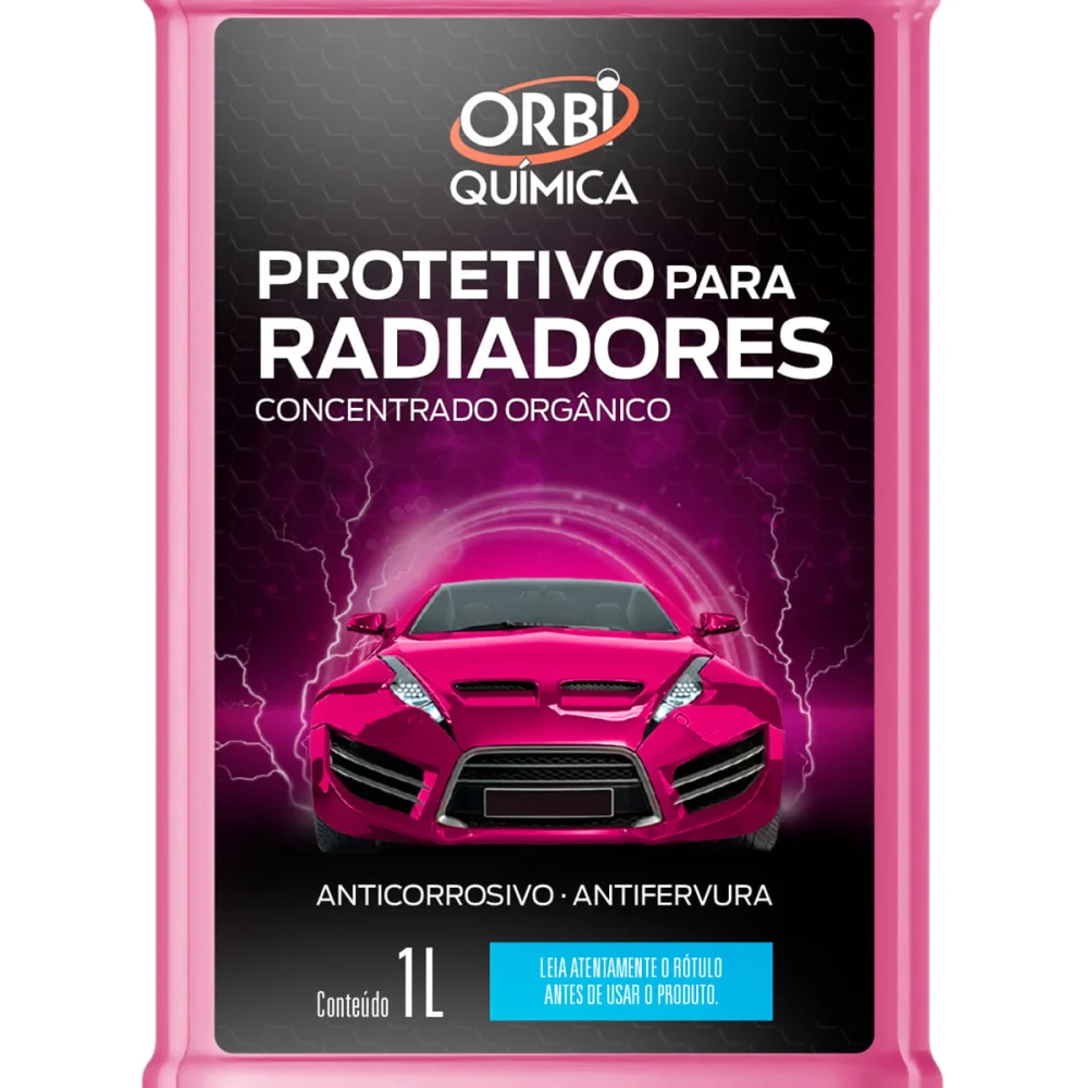 Protetivo para Radiadores Rosa 1 Litro 5530 Orbi