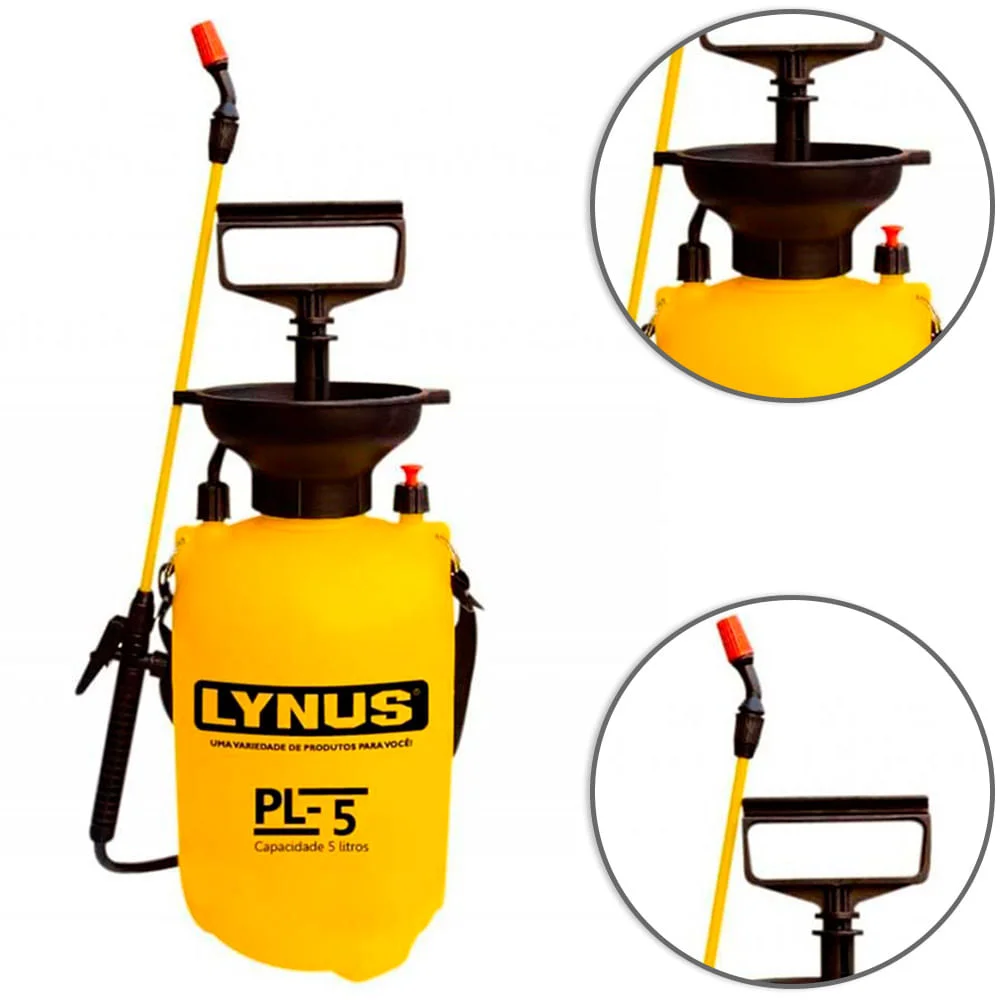 Pulverizador Manual PL-5 00009717.9 Lynus 5 Litros