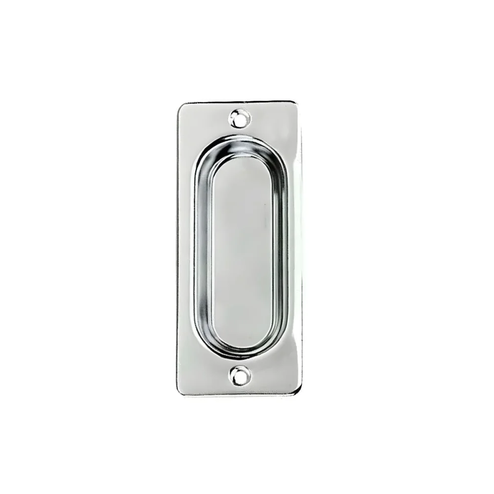 Puxador Tipo Concha MD 100mm sem Furo Cromado União Mundial Puxador Tipo Concha MD 100mm sem Furo Cromado União Mundial