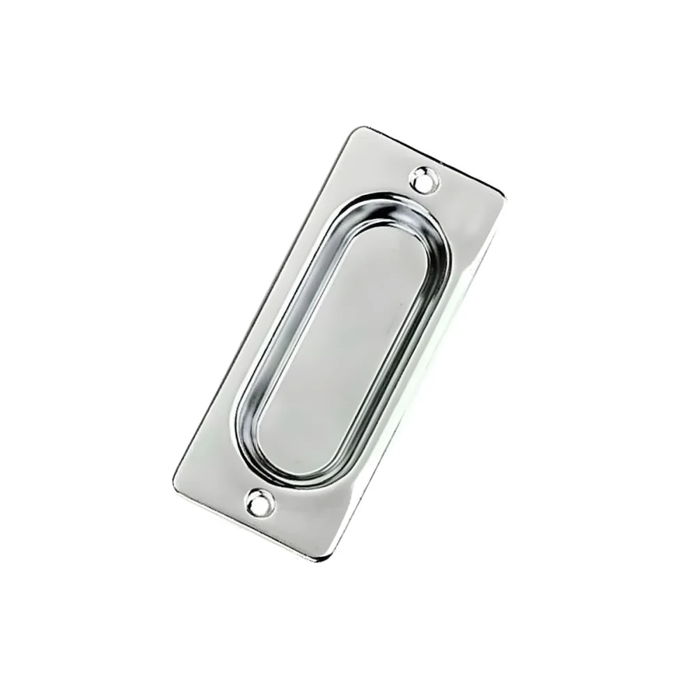 Puxador Tipo Concha MD 100mm sem Furo Cromado União Mundial Puxador Tipo Concha MD 100mm sem Furo Cromado União Mundial