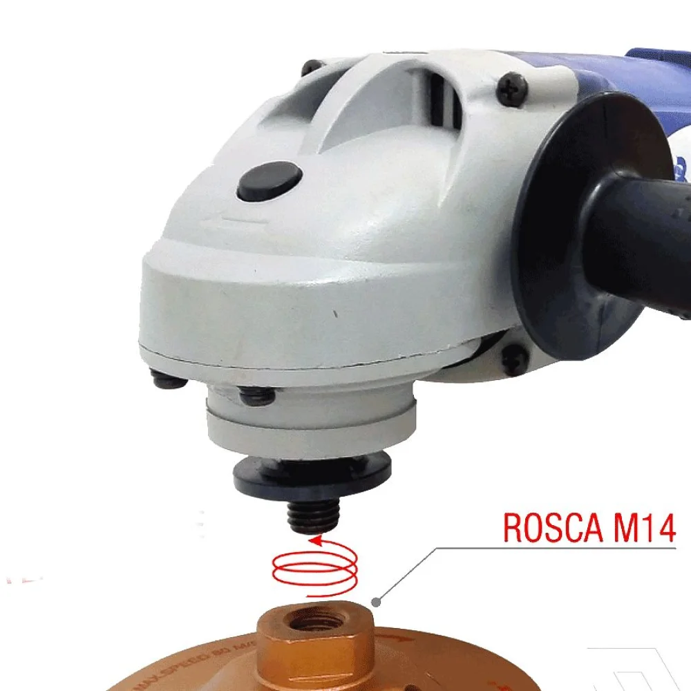 Rebolo Diamantado Turbo 115mm x M14 para Lixar Alvenaria 729099 MTX