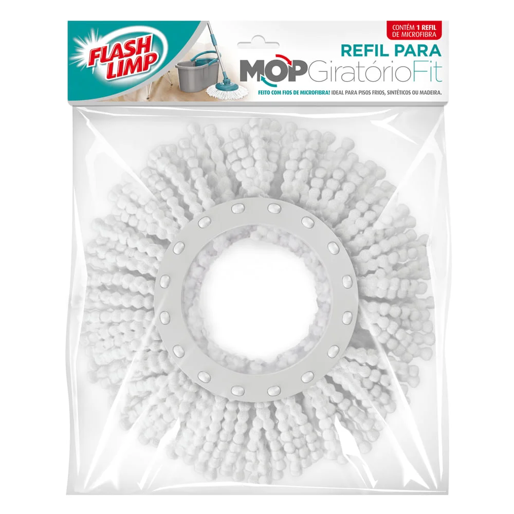 Refil para Mop Giratório Fit RMOP5011 Flashlimp