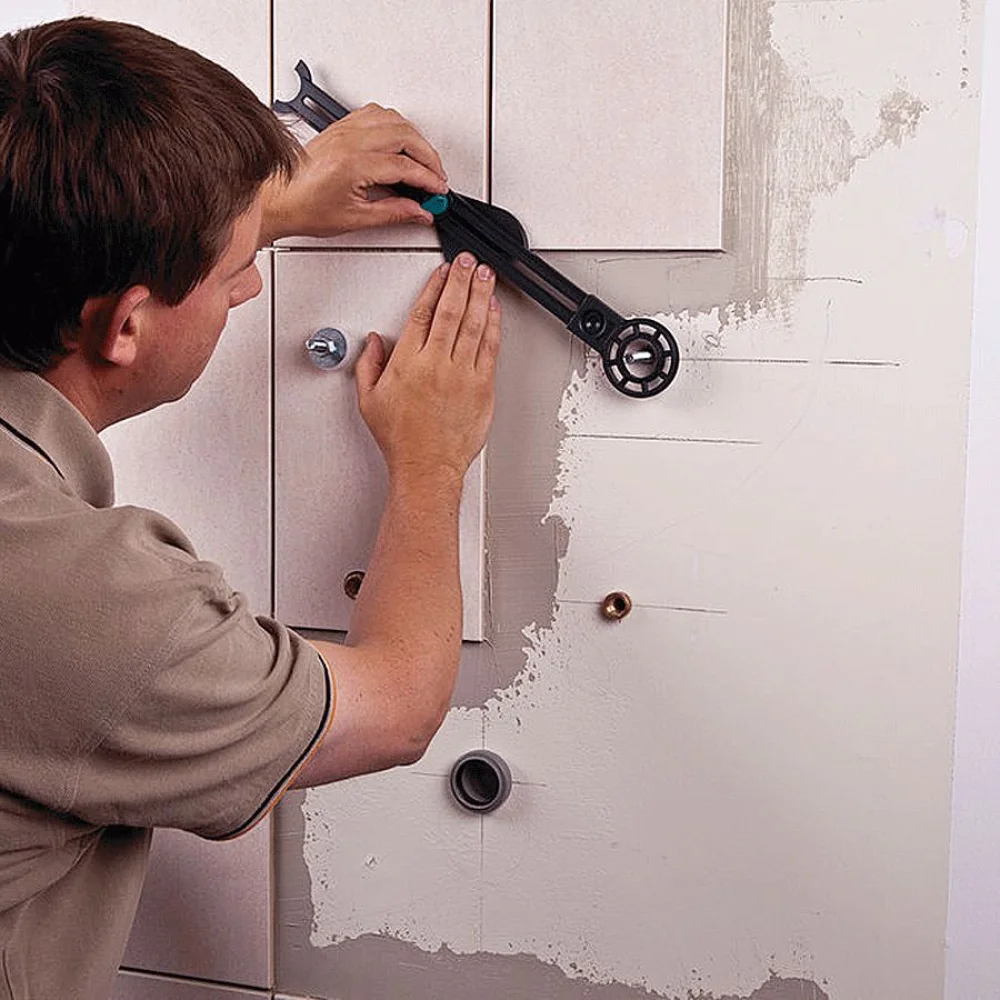 Régua Gabarito p/ Transferência Furos Aberturas e Contornos - 556400 - Wolfcraft