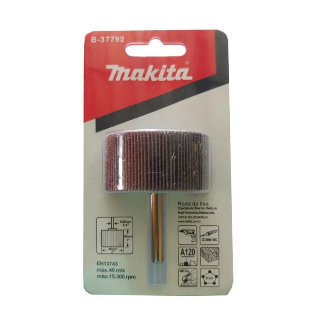 Roda de Lixa 508x254mm Grão 120 B-37792 Makita