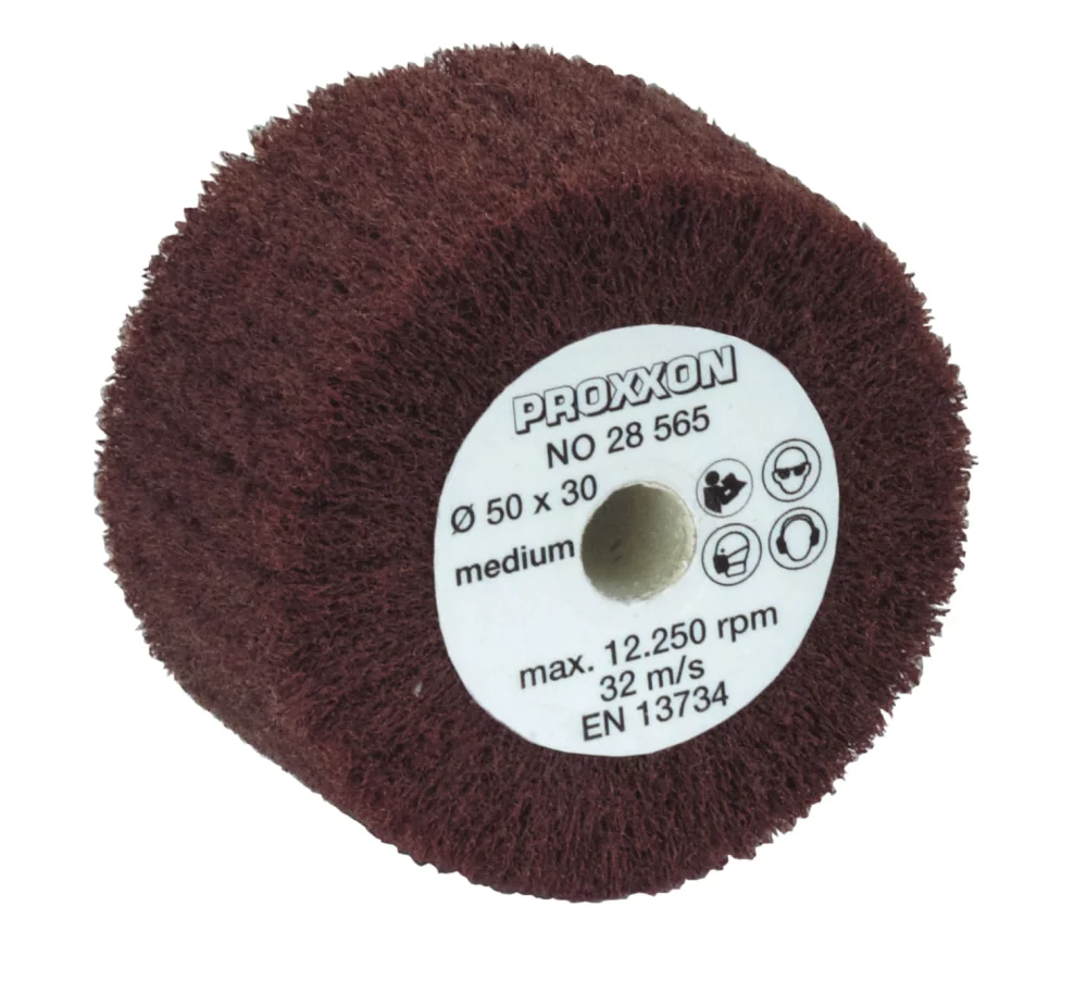 Rolo de Acabamento Acetinado para Lixadeiras WAS/E e WAS/A-28565 Proxxon 2 Unidades