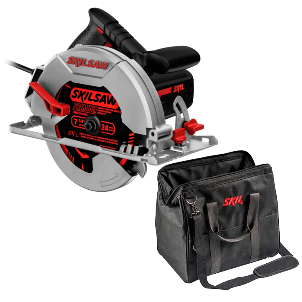 Serra Circular 184mm 1400 Watts e Bolsa de Nylon 5402 Skil