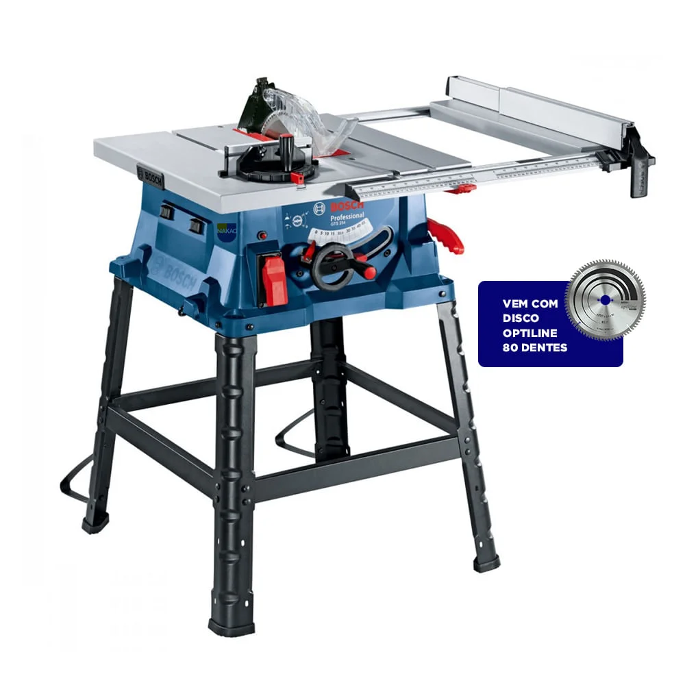 Serra Circular de Mesa GTS 254 Bosch