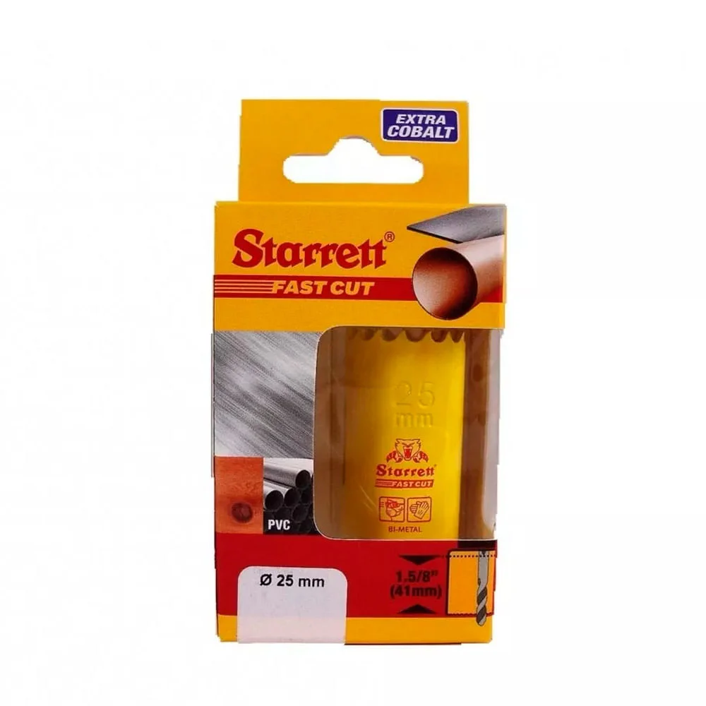 Serra Copo Bi Metal Fast Cut 25mm FCH030M-G Starrett