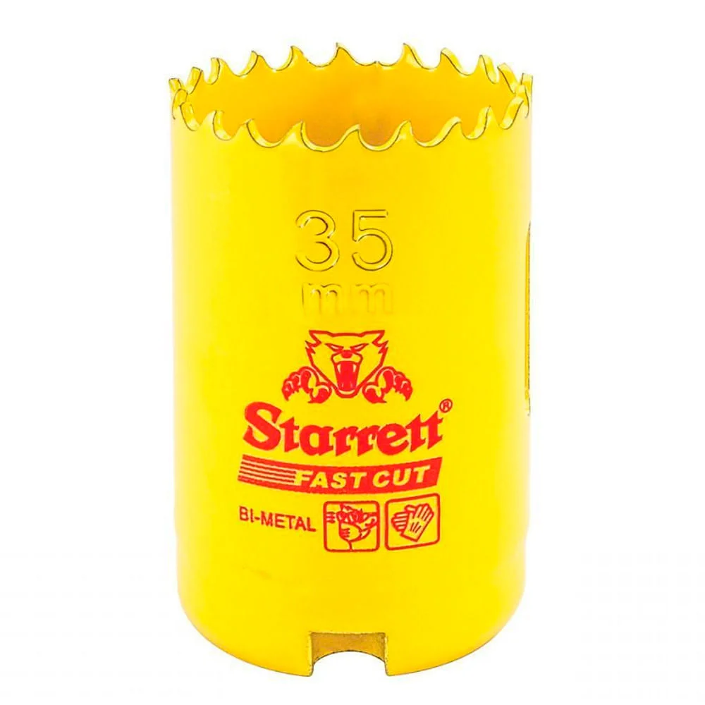 Serra Copo Bi Metal Fast Cut 35mm FCH035M-G Starrett