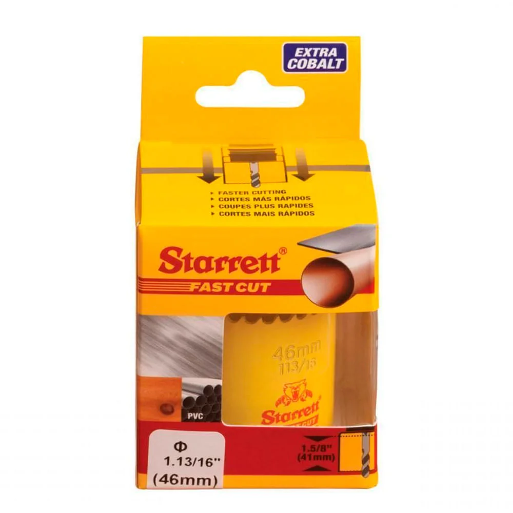 Serra Copo Bi-Metal Fast Cut 46mm FCH1136-G Starret