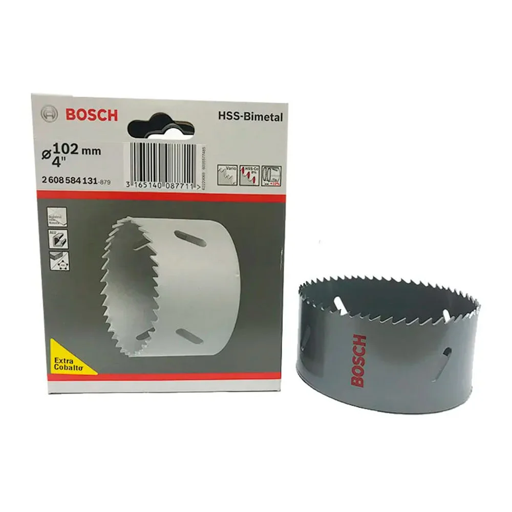 Serra Copo Bimetal Com Cobalto 102mm 4 Polegadas Bosch