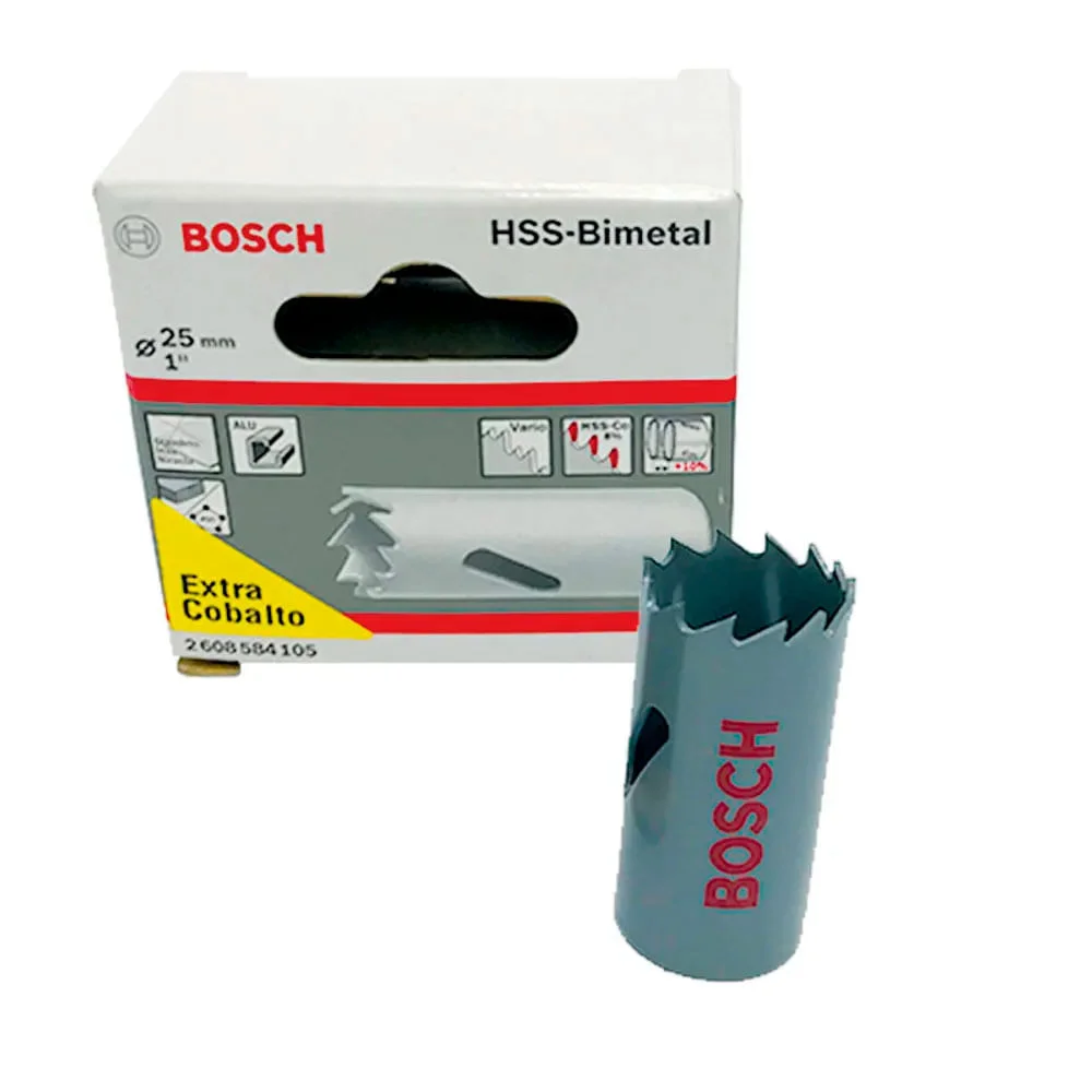 Serra Copo Bimetal Com Cobalto 25mm 1 Polegadas Bosch