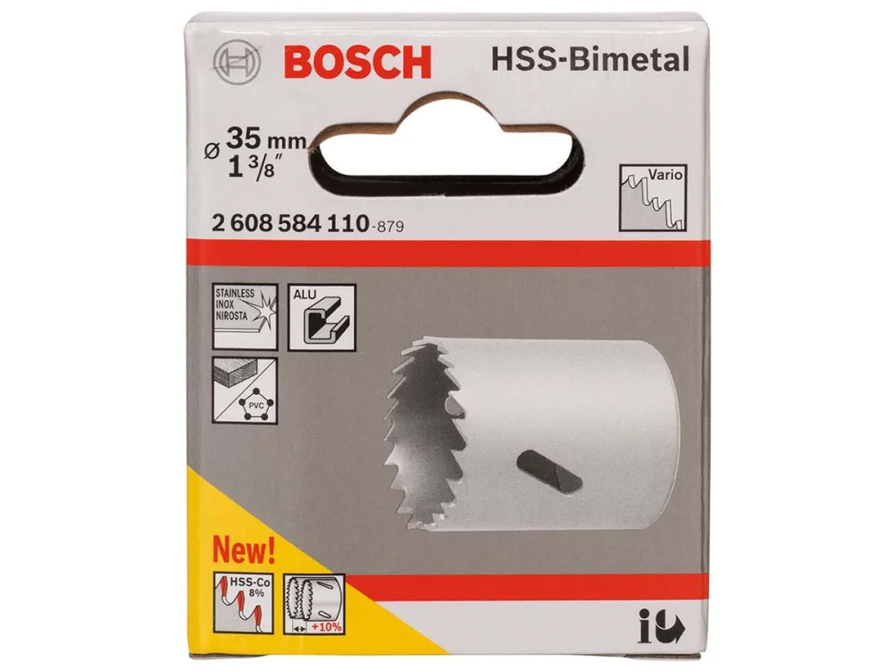 Serra Copo Bimetal Com Cobalto 35mm 1.3/8 Polegadas Bosch