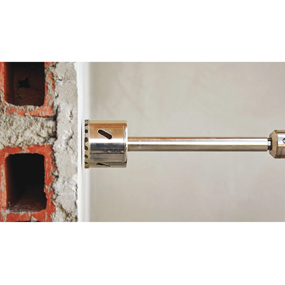 Serra Copo Diamantada 65mm 2.9/16 Pol com Haste DE065M Starrett