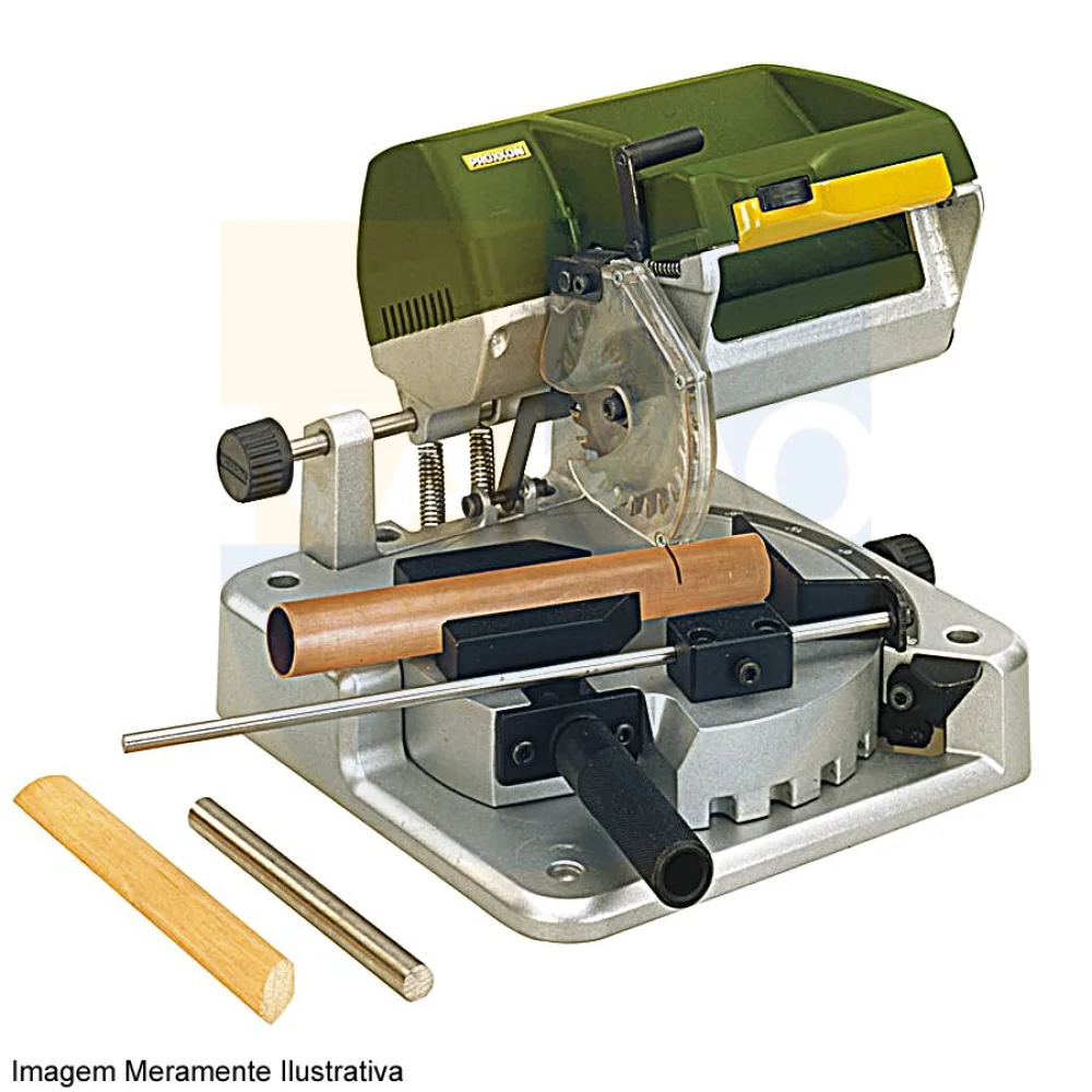 Serra de Corte Transversal e Esquadria KGS 80 27160 Proxxon 220 Volts