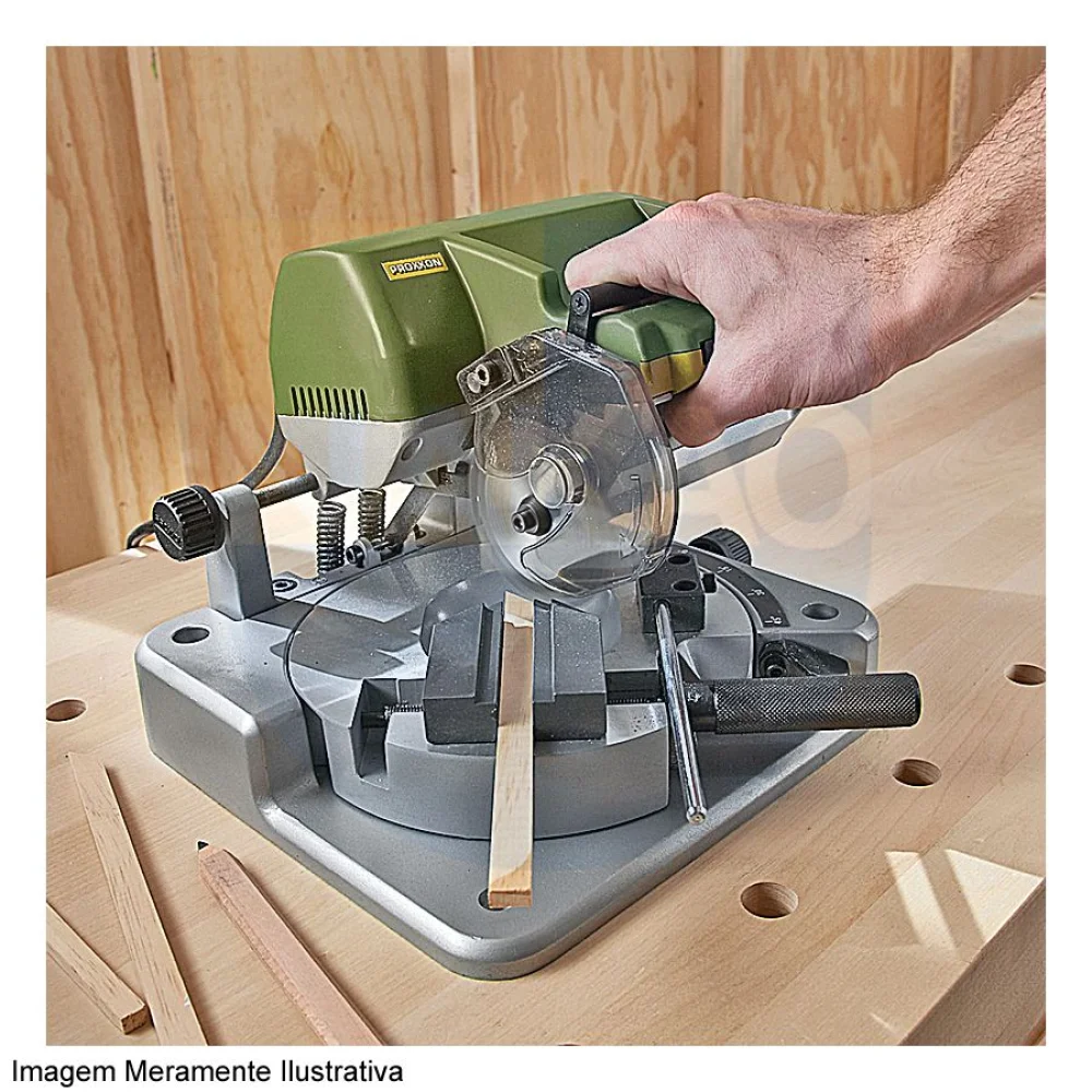 Serra de Corte Transversal e Esquadria KGS 80 27160 Proxxon 220 Volts