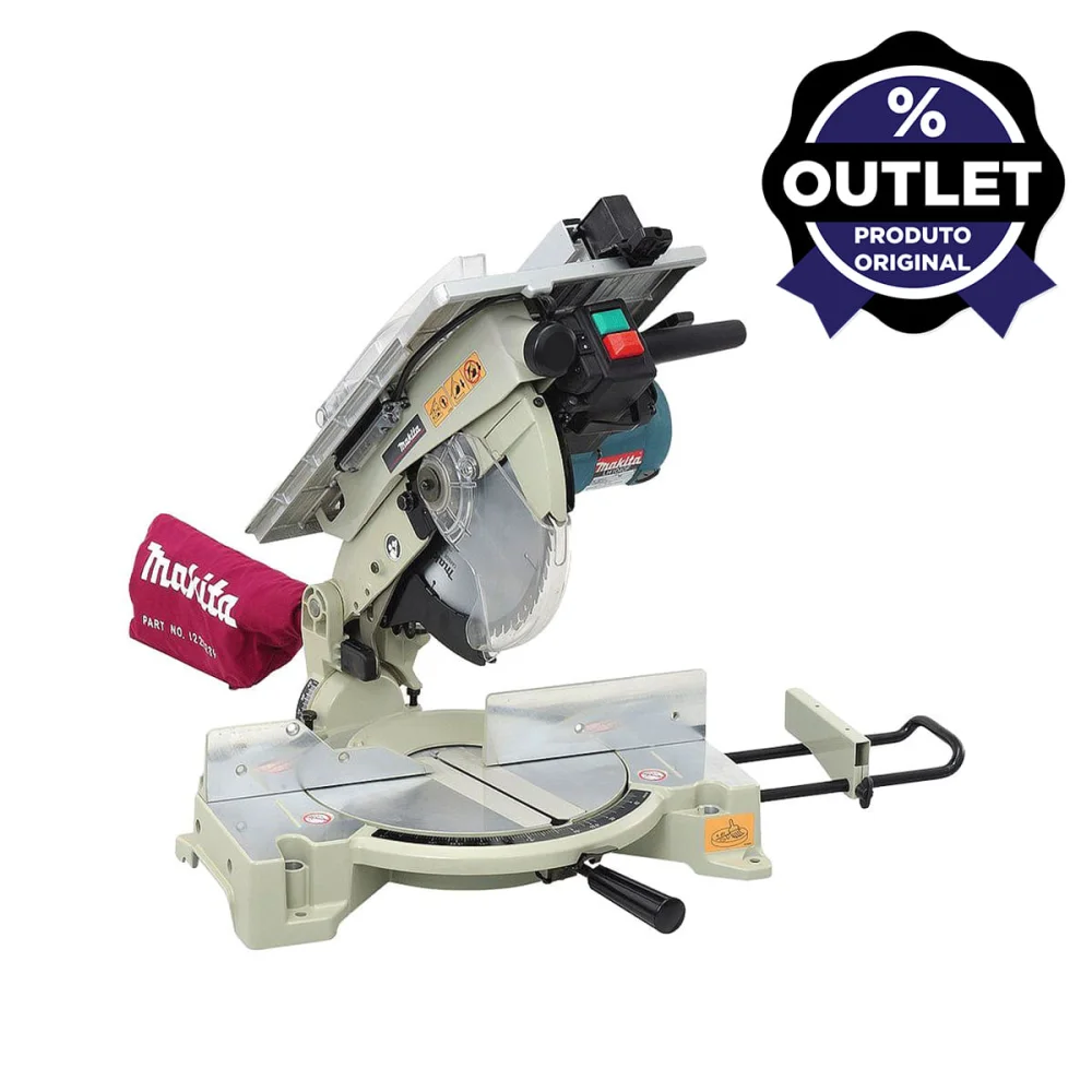 Serra de Esquadria para Bancadas 260mm 1.650 Watts LH1040 Makita Outlet 220 Volts