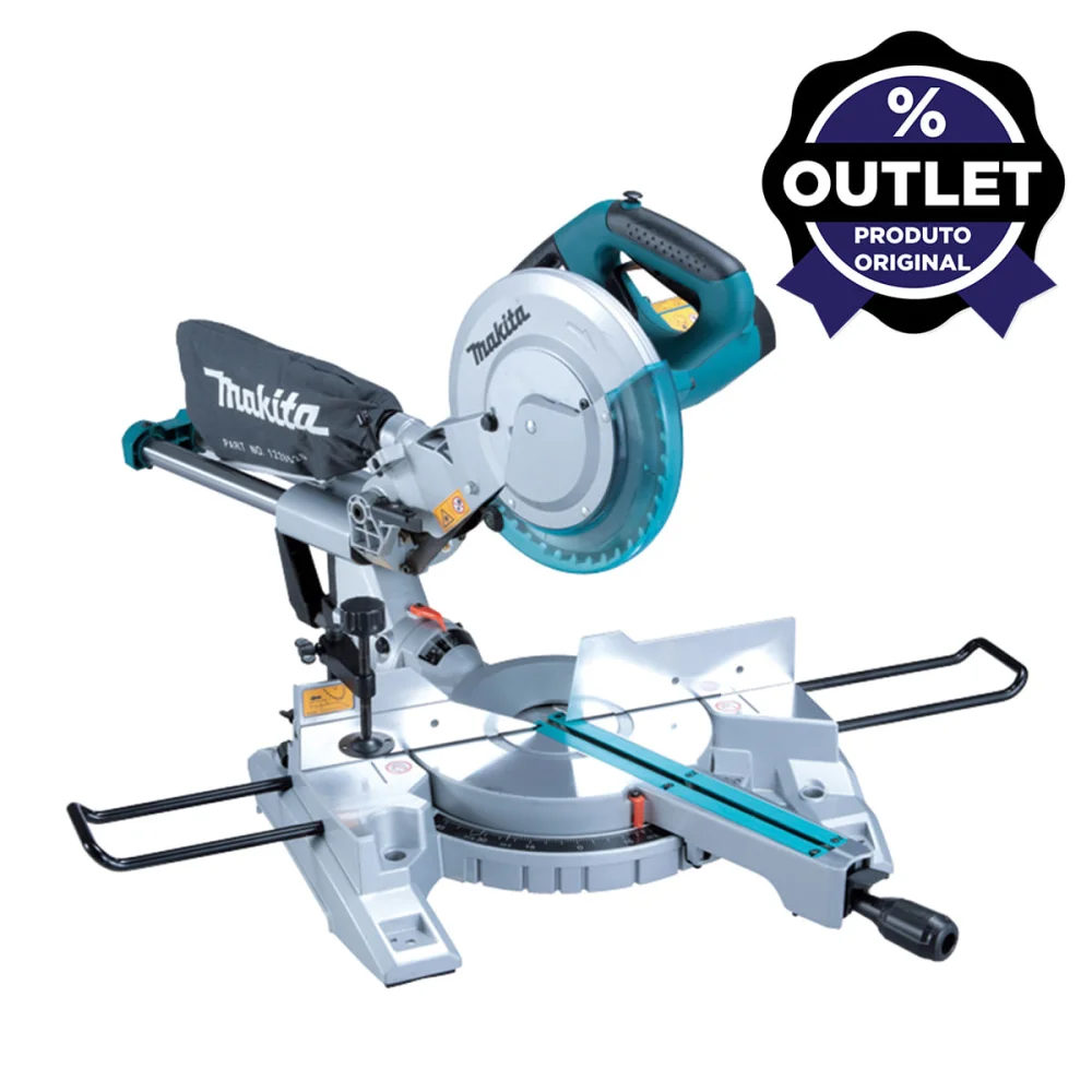 Serra de Esquadria Telescópica com Laser 255mm LS1017L Makita Outlet 220 Volts